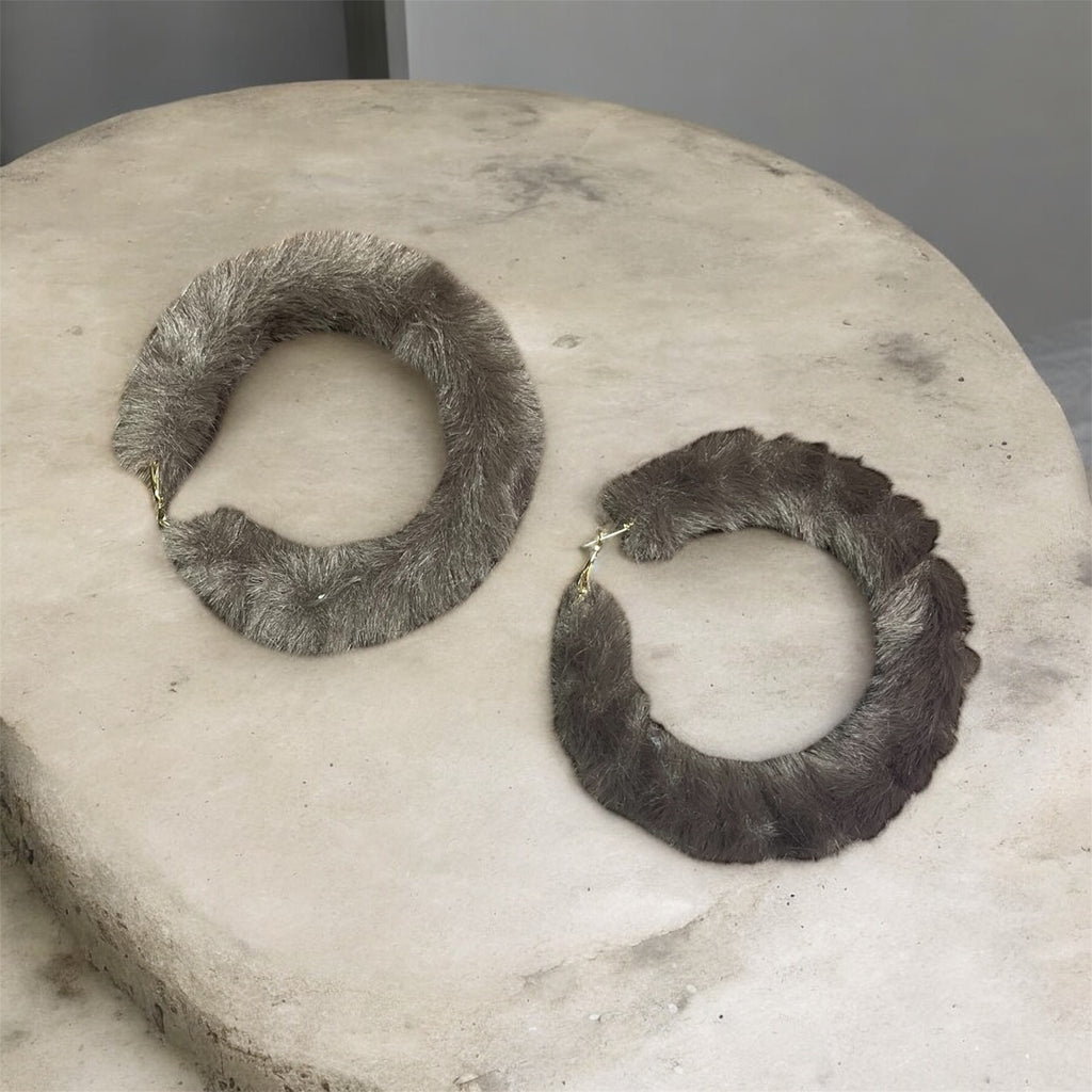 Kustom Faux Fur Set-Brown