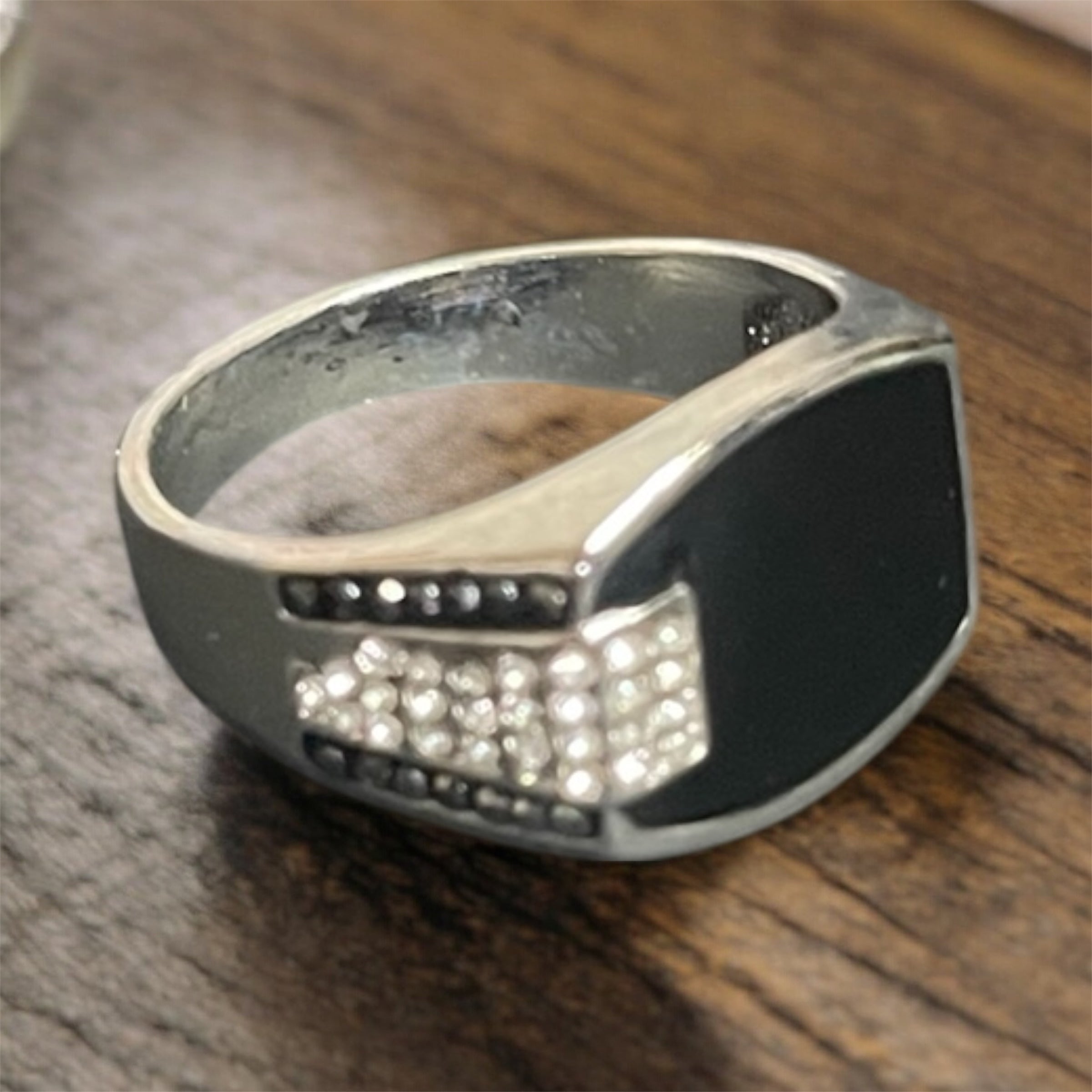 Black Stone Men's Fashion Ring
