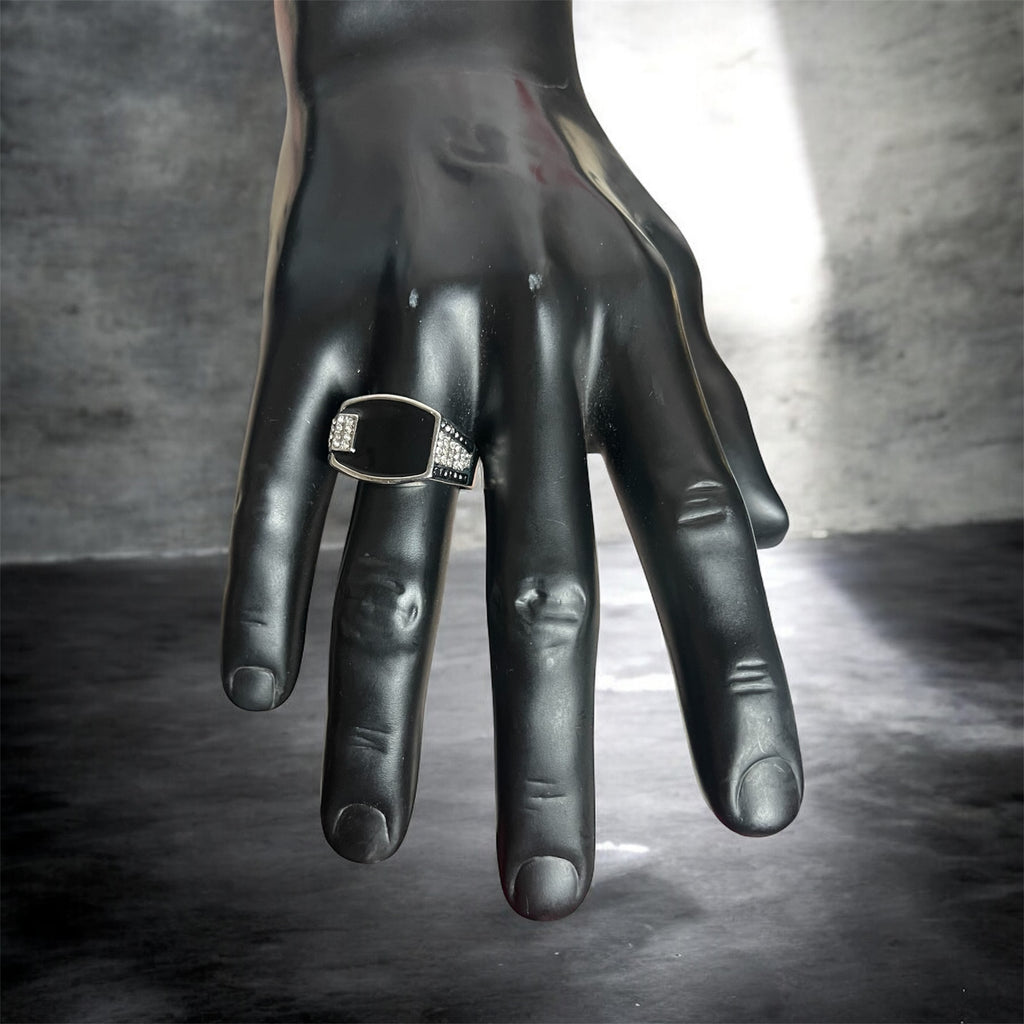Black Stone Men's Fashion Ring