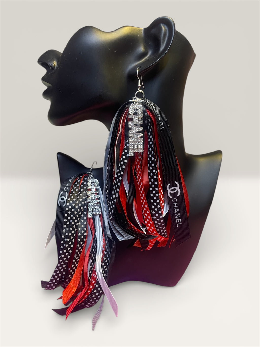 Kustom Ribbon Tassel Earrings
