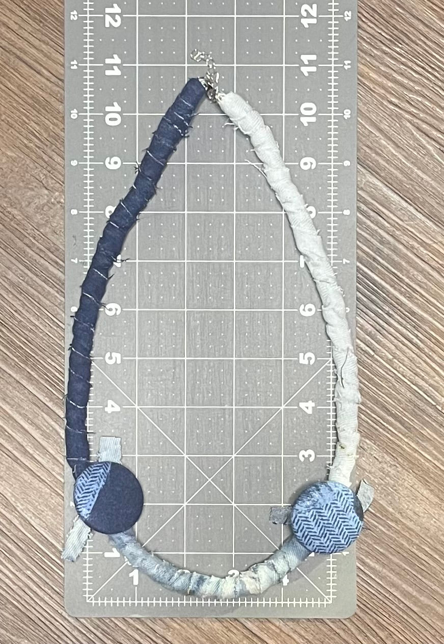 WIS All Things Denim Necklace Set