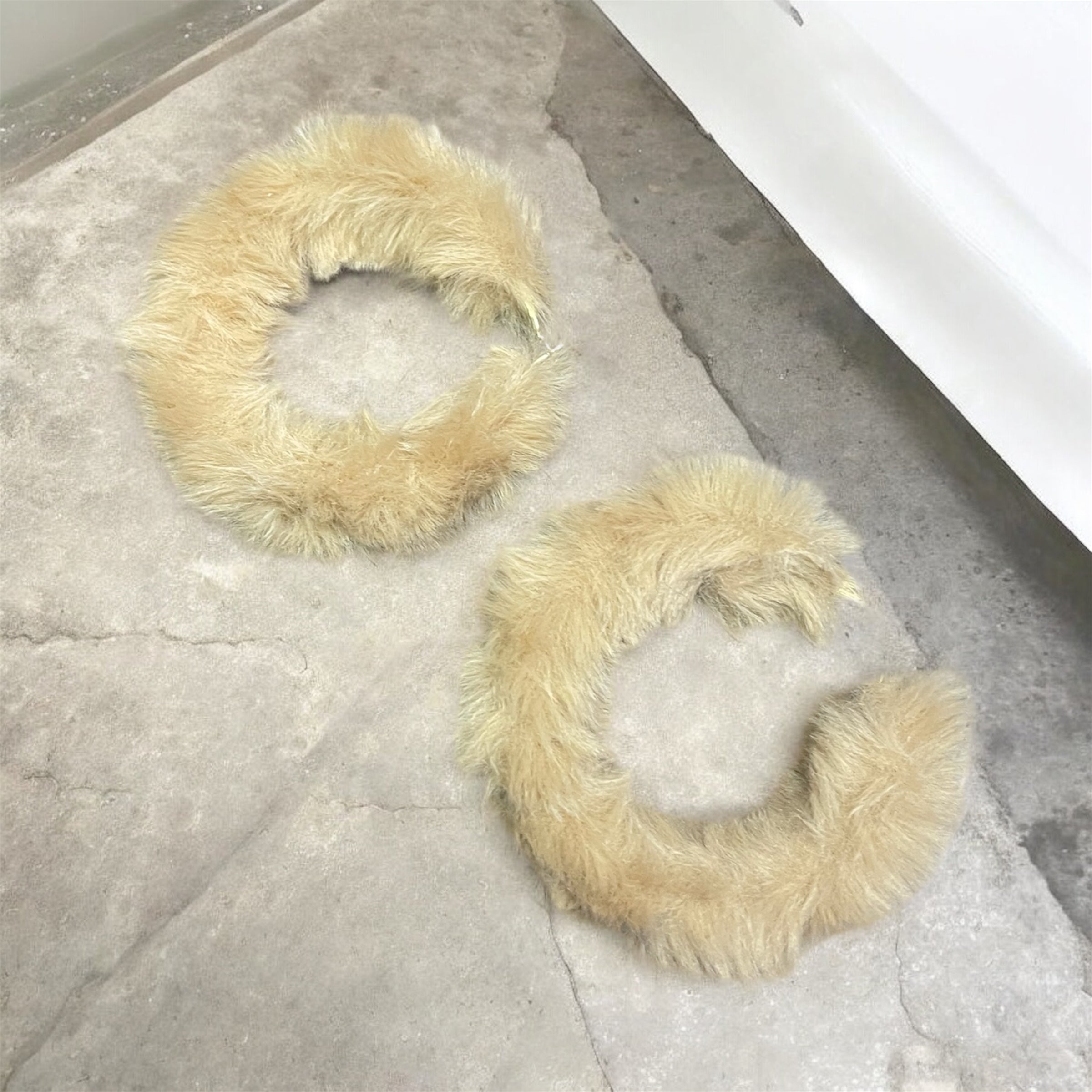 Kustom Faux Fur Set-Tan