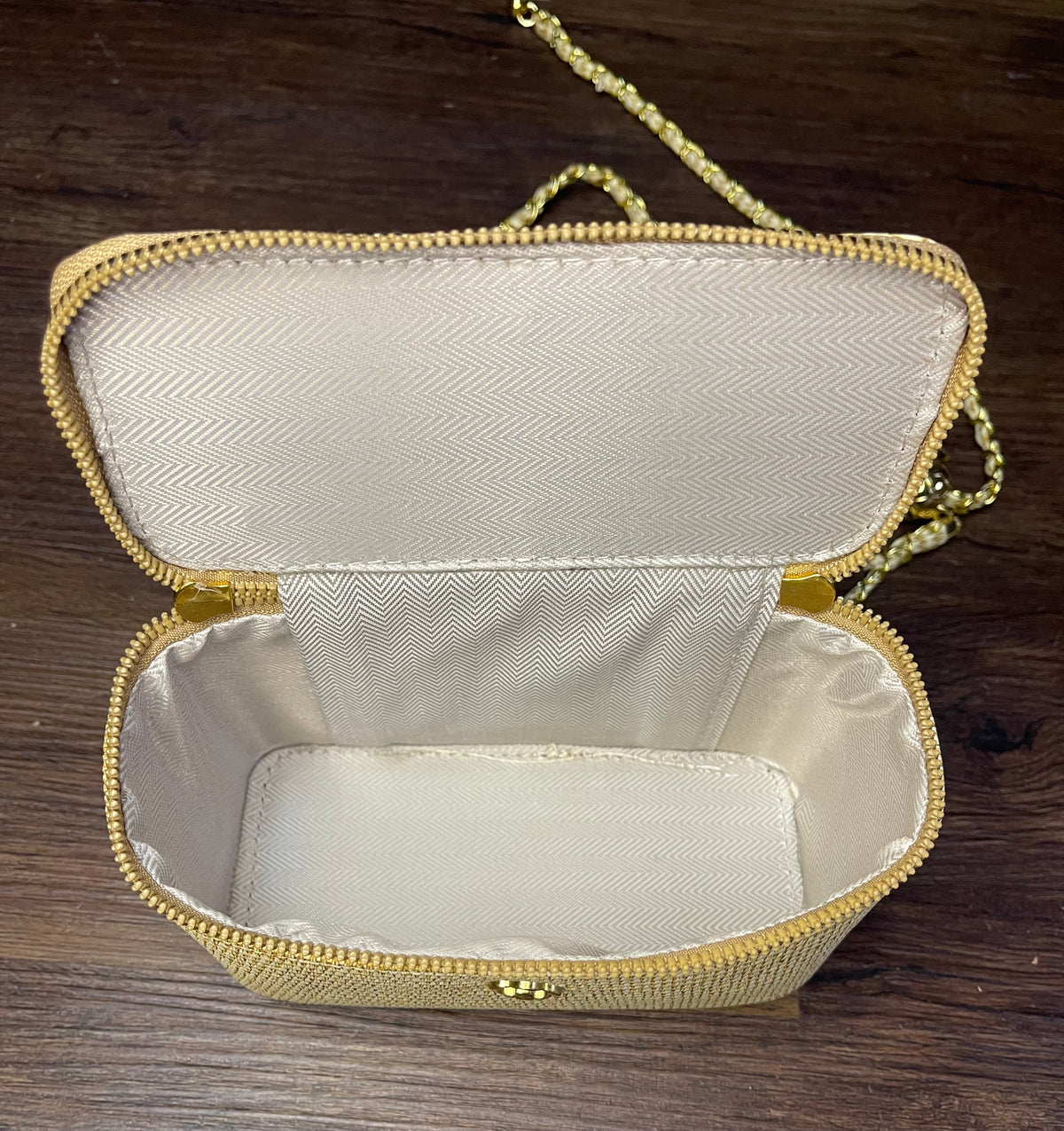 Small Woven top handle crossbody purse