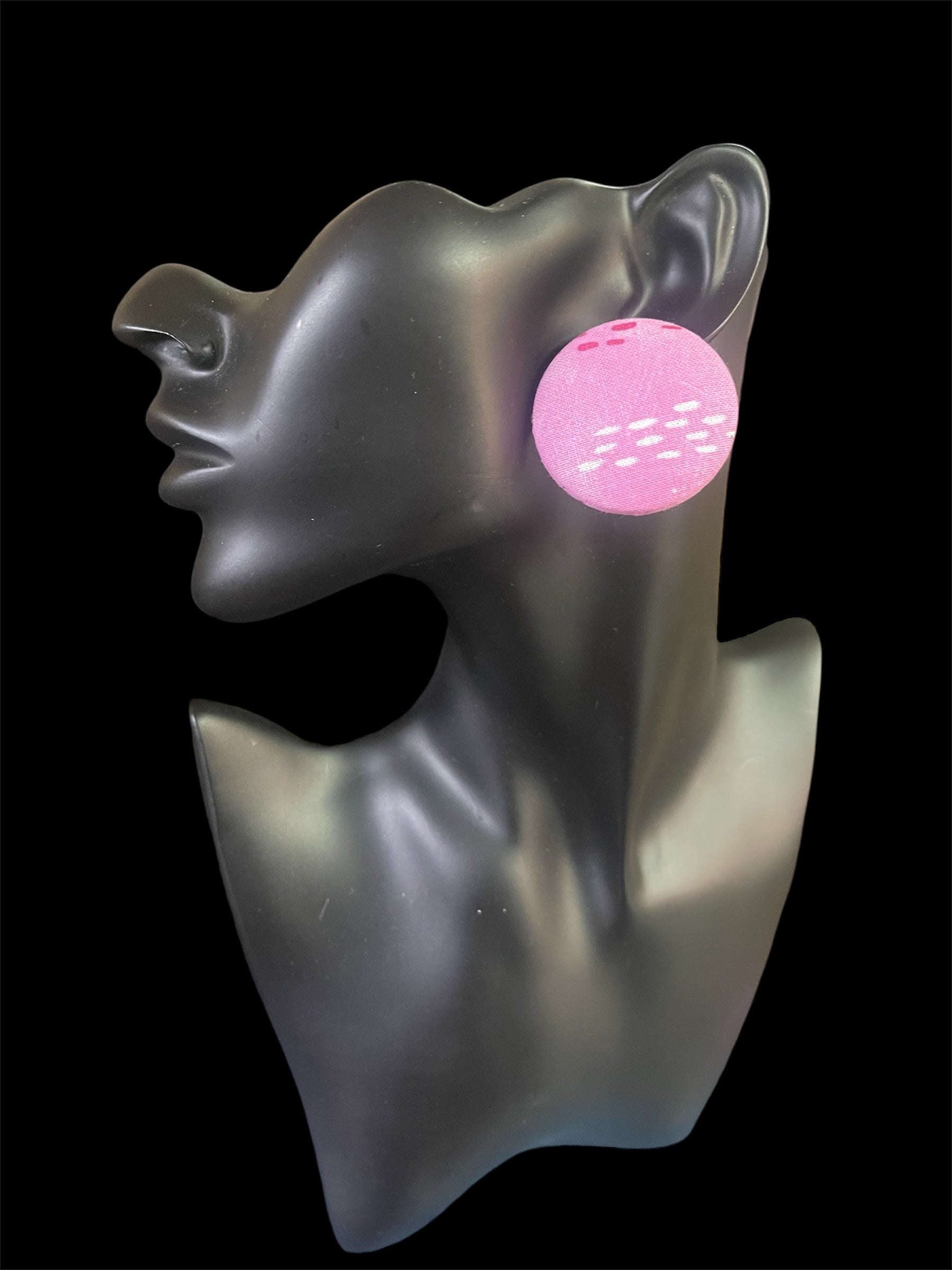 Kustom Button Earrings