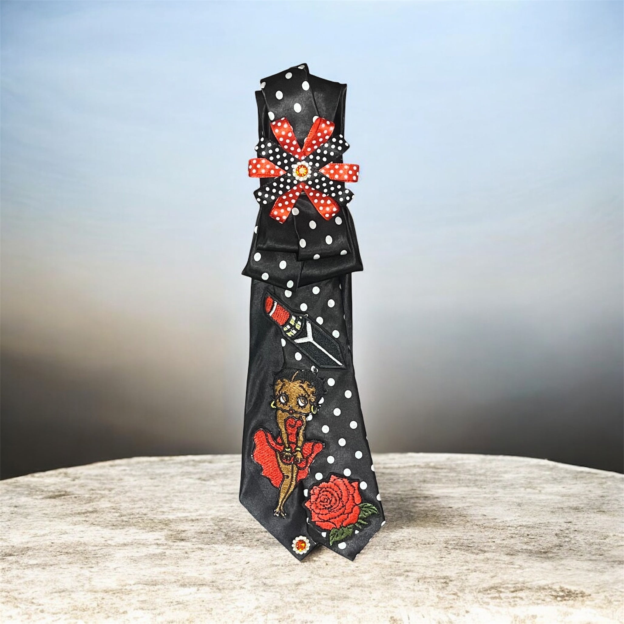 Kustom Double Val Tie-Polka Dot Betty