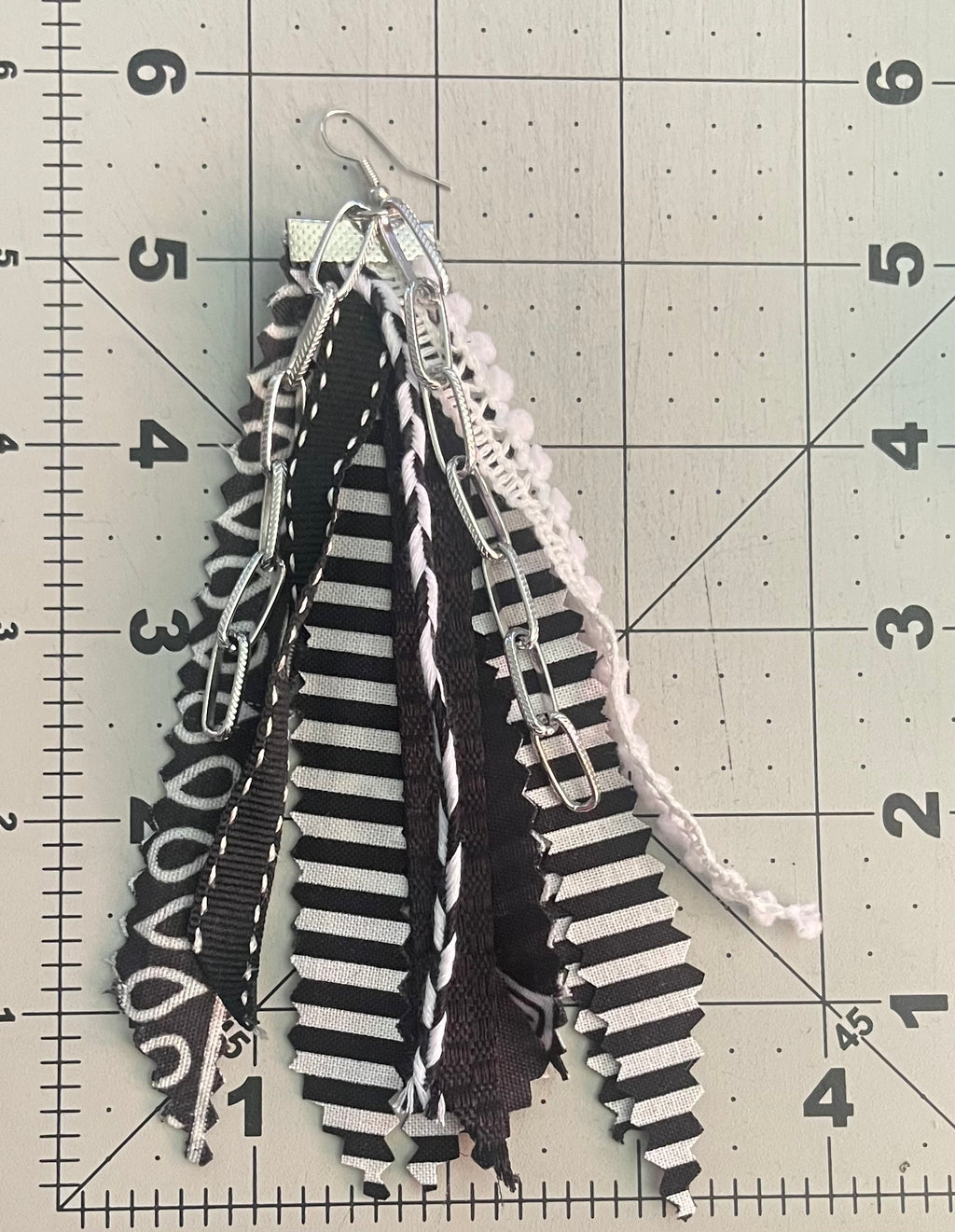 Kustom Mixed Tassel Earrings