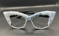 Kustom No Lense Glasses Denim Cateye