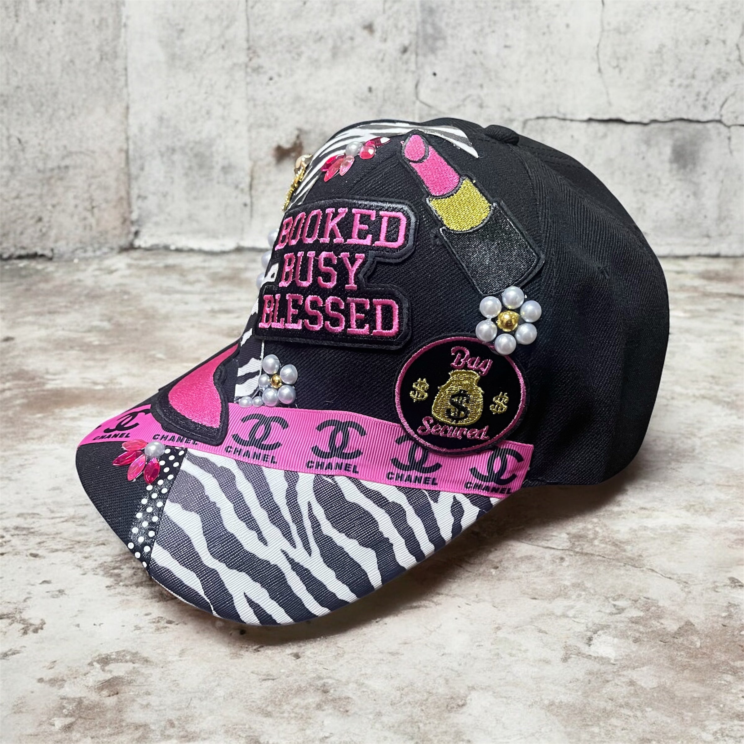 Kustom Hat-Booked Busy Blessed