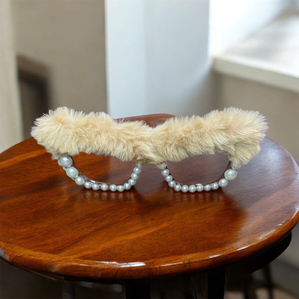 Kustom Faux Fur Set-Tan