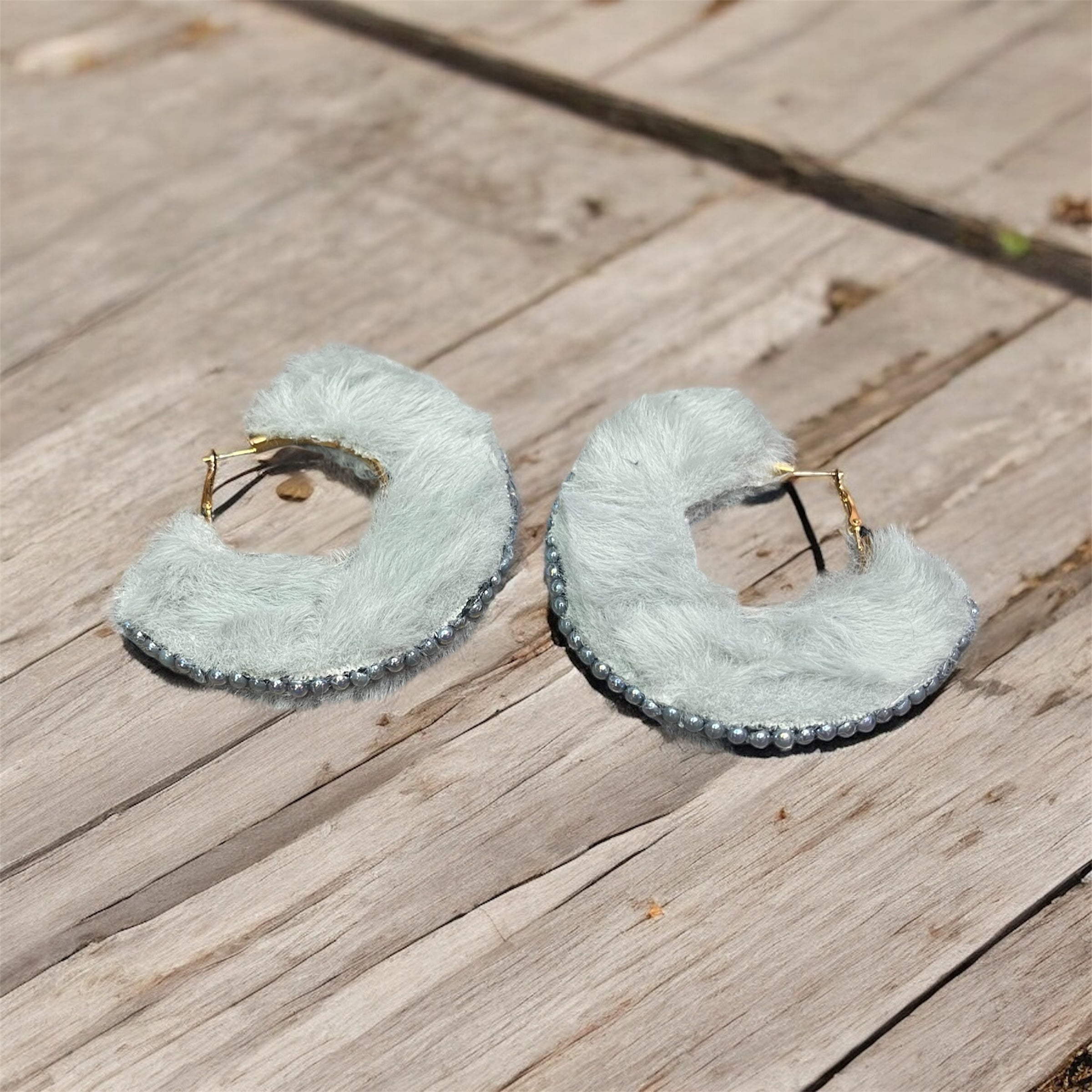 Kustom Faux Fur Set-Grey