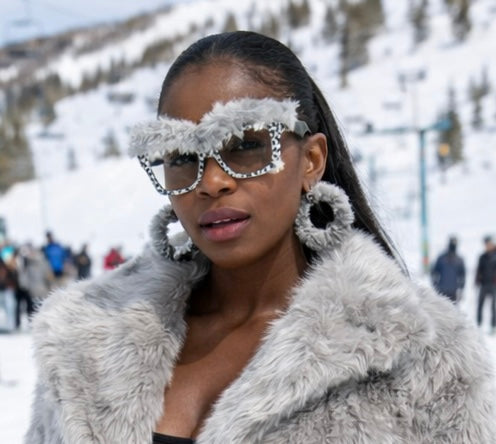 Kustom Faux Fur Set-Grey